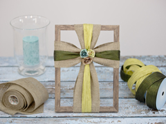 CROSS made with a picture frame